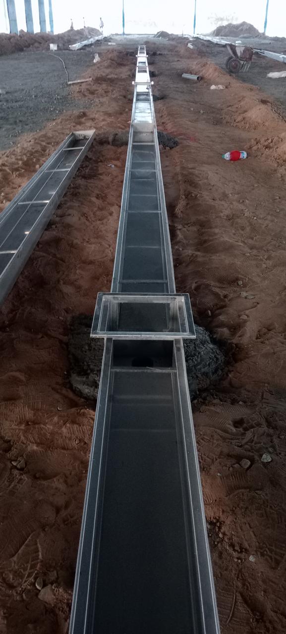 Drainage channel work for ABAD Fisheries ETP plant work