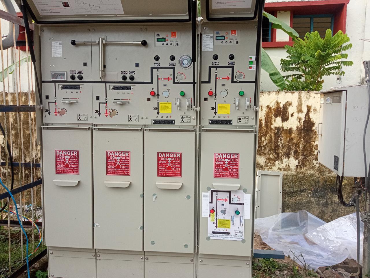 HT switchgear panel for MPEDA RGCA Facility power and light work